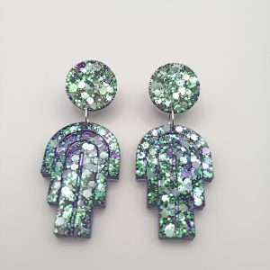 Boucles d'oreilles art déco