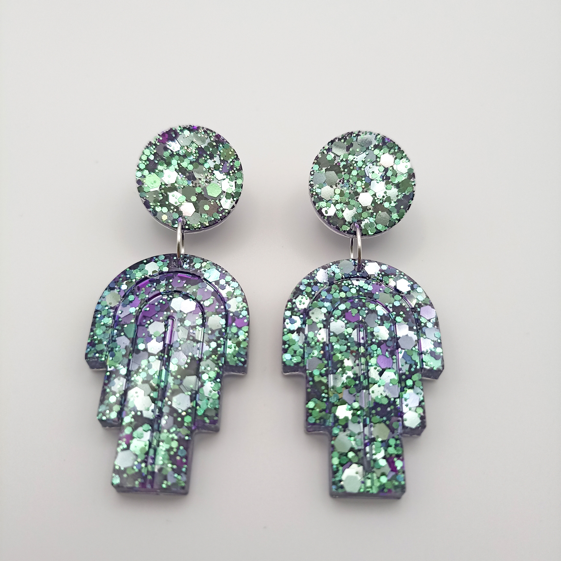 Boucles d'oreilles art déco