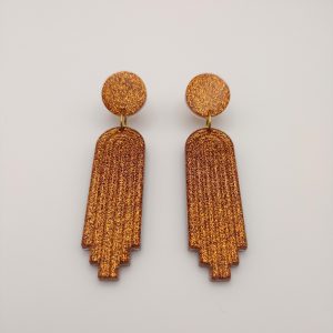 Boucles d'oreilles cuivrées Glory Box M4